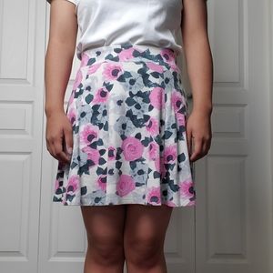Floral circle skirt